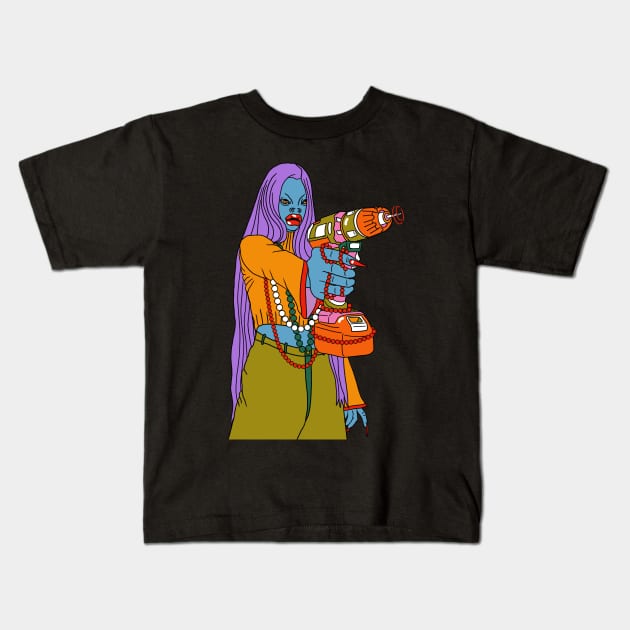 Final Girl Kids T-Shirt by motelgemini